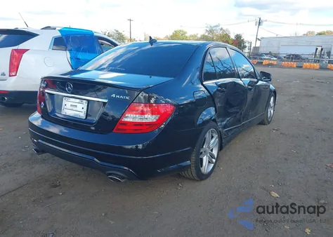 2013 Mercedes-Benz C 300 Sport 4Matic from USA, damaged, VIN WDDGF8AB3DR293010